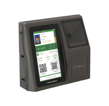 Wall-mounted barcode payment terminal