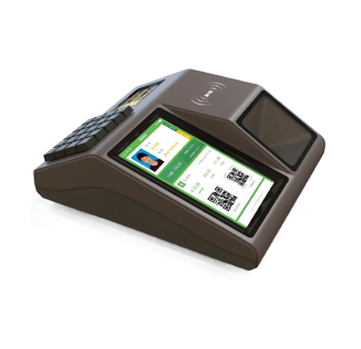 Desktop barcode payment terminal