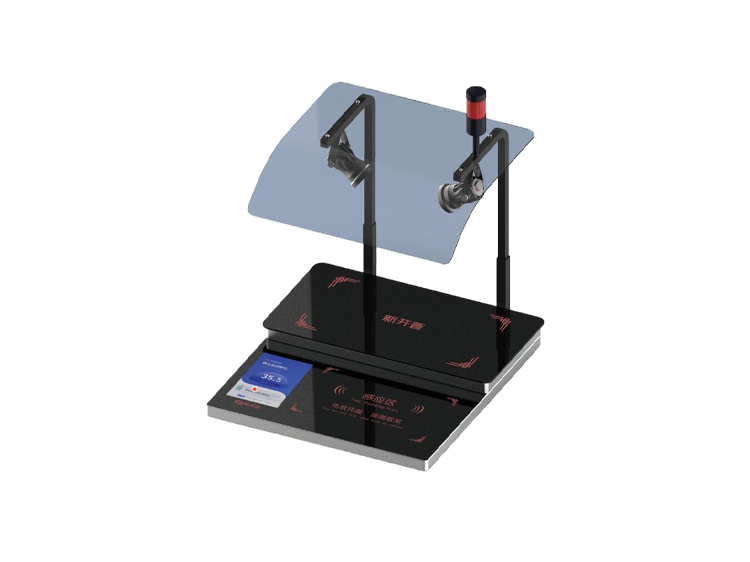 RFID tag tray weighing and measuring settlement table