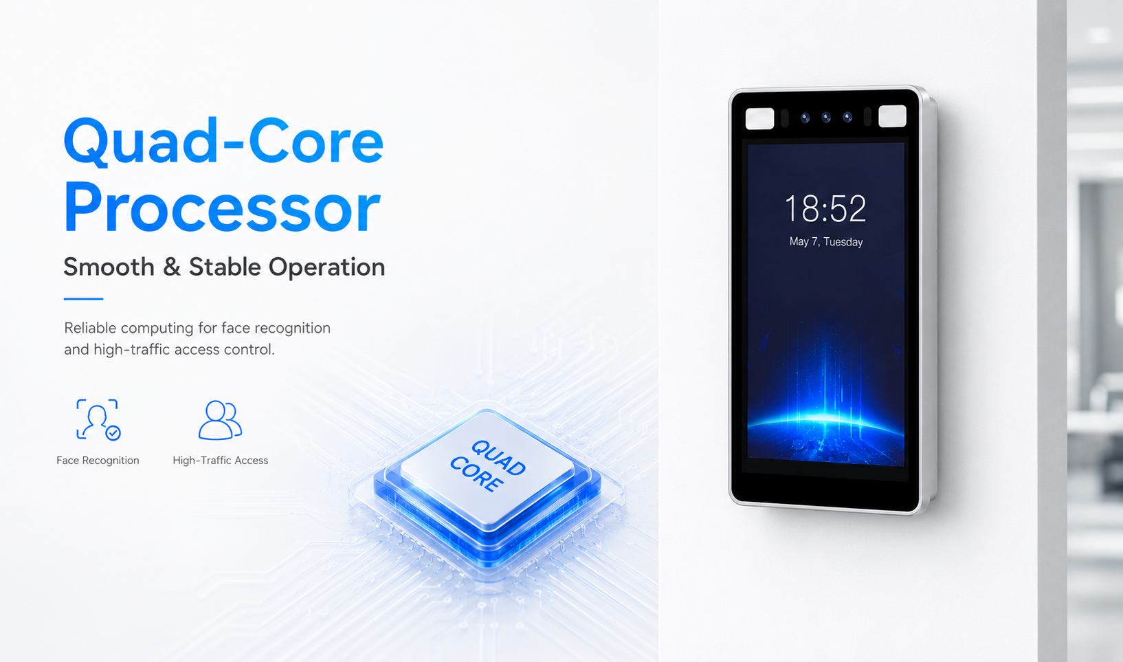 Powerful Quad-Core Performance for Stable Operation