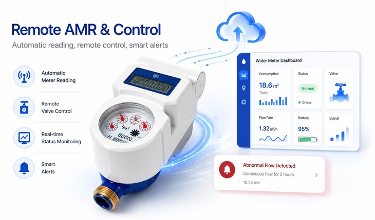 Remote Automatic Meter Reading (AMR) & Smart Alerts