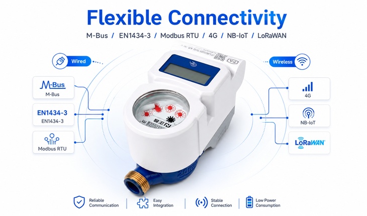 Multiple Communication Options for Diverse Applications