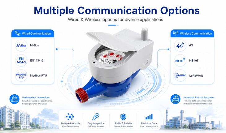 Multiple Communication Options for Versatile Applications