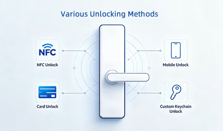 Multiple Unlocking Methods for Different Scenarios