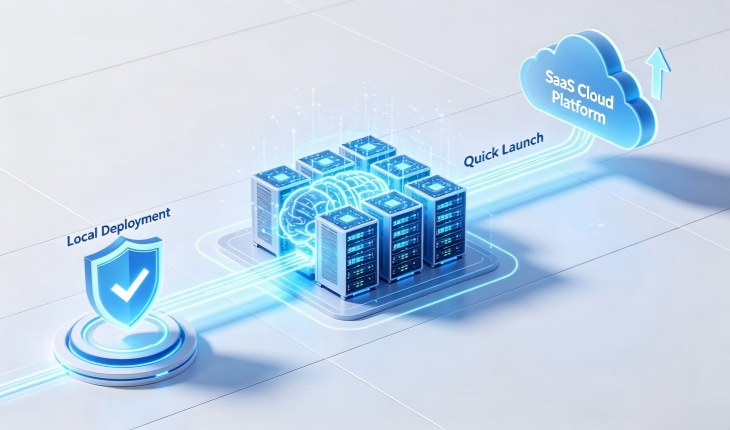 Supports Both Local Deployment & SaaS Cloud Platform