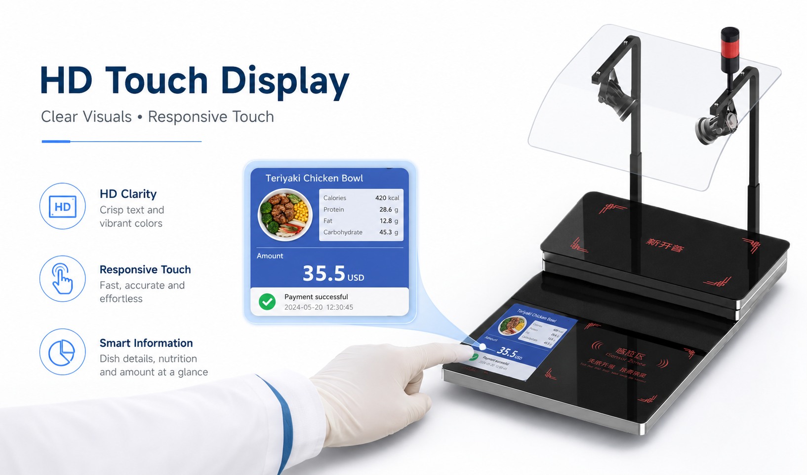 HD Touchscreen Display