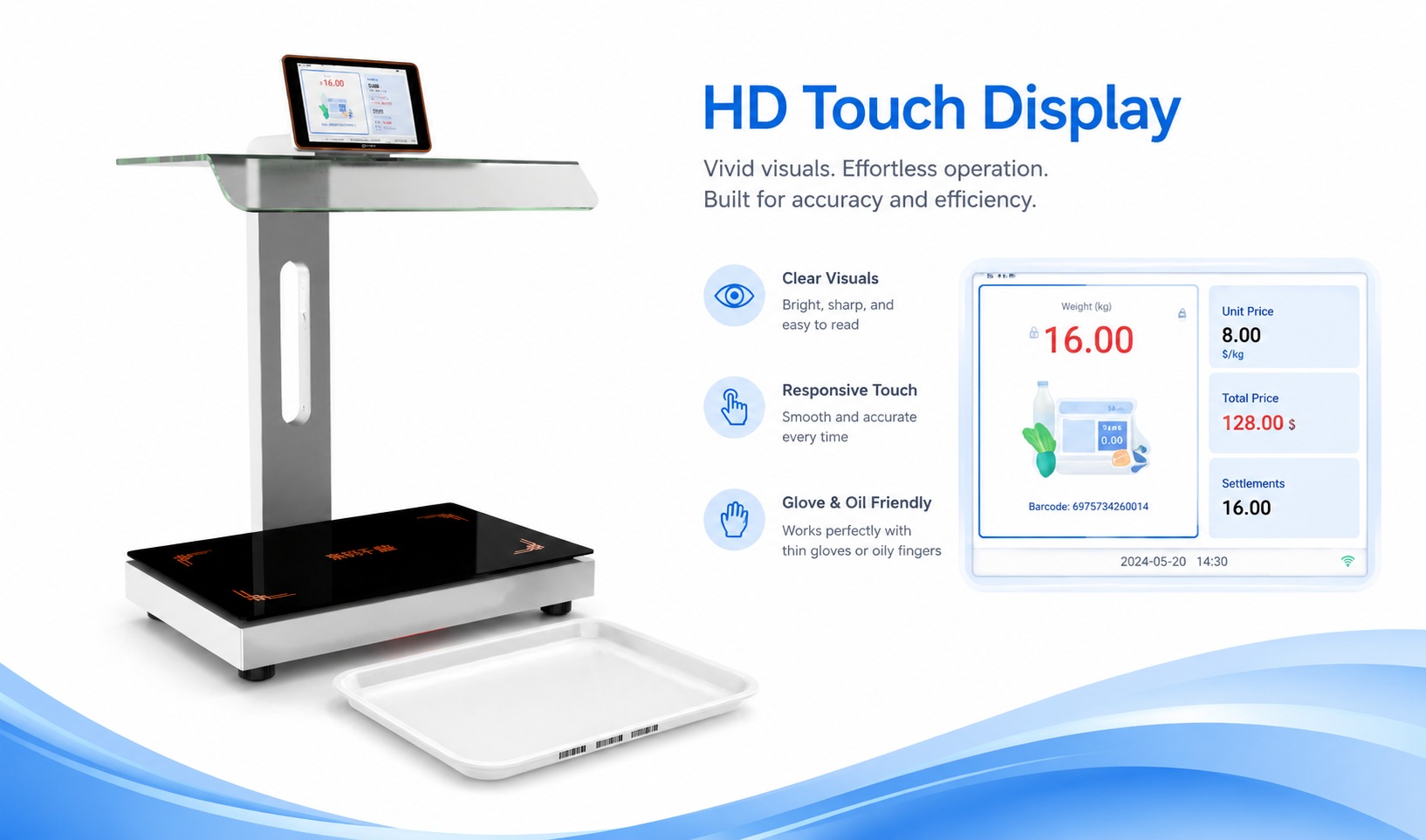 HD Touchscreen Display