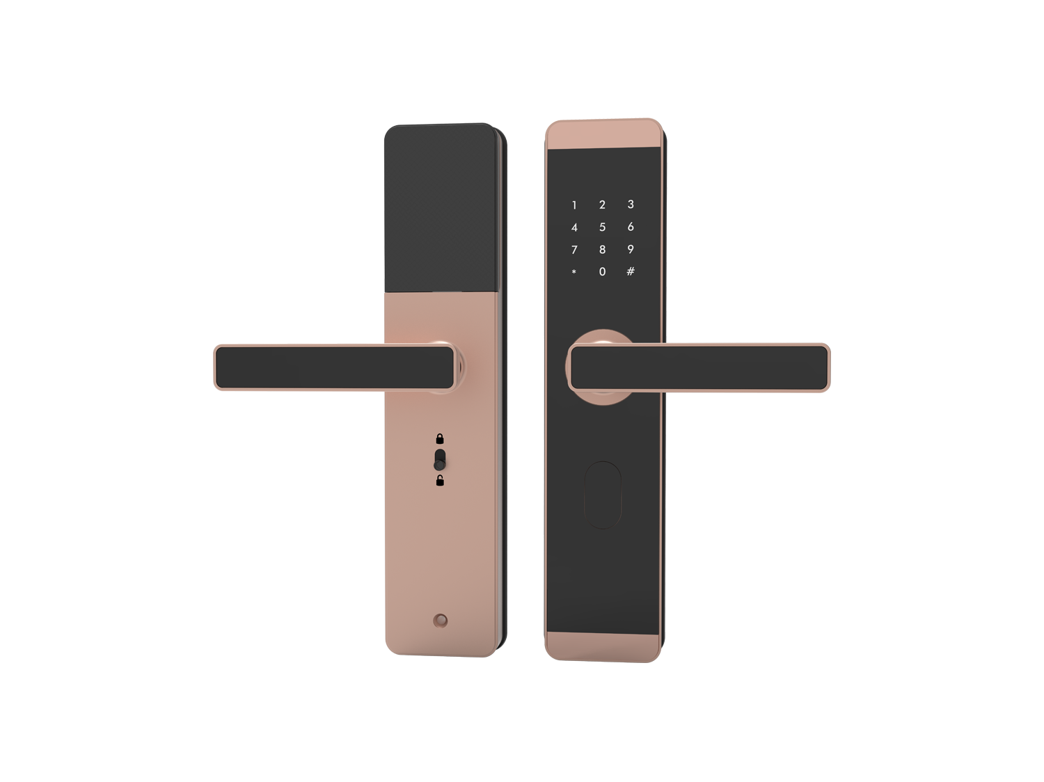 Electronic Hotel Door Lock with Keypad